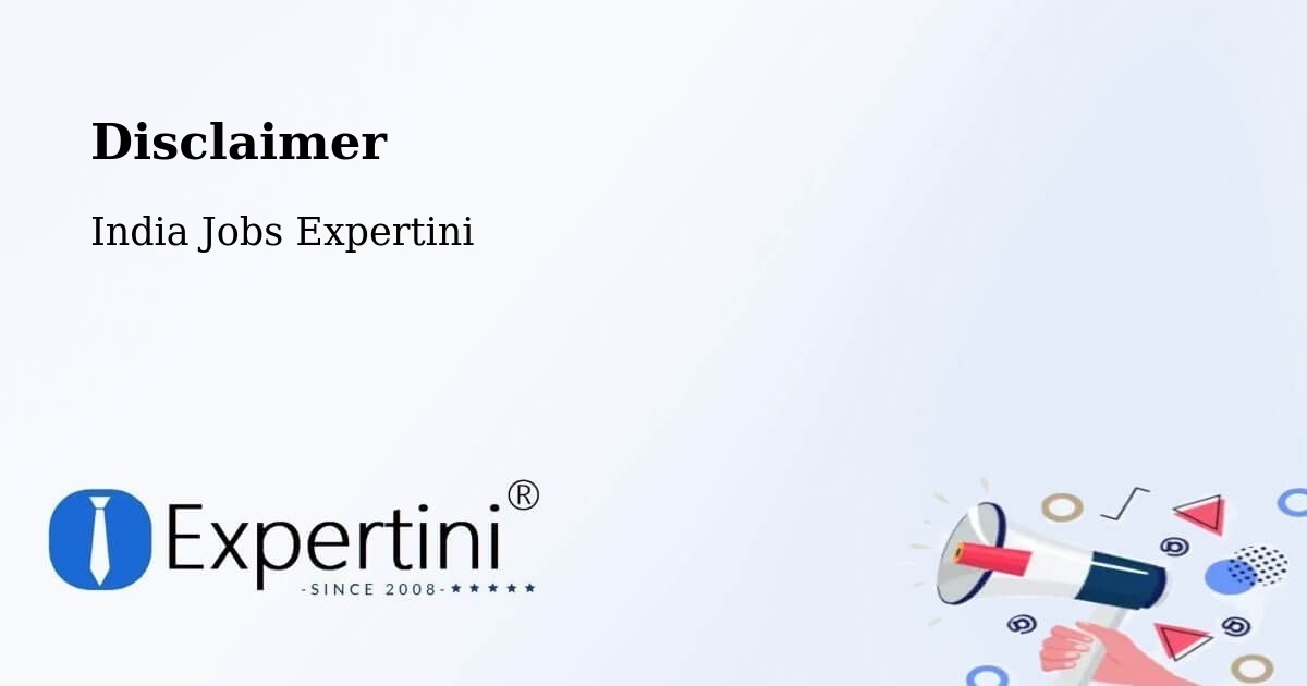 Disclaimer – Rewari - India Jobs Expertini